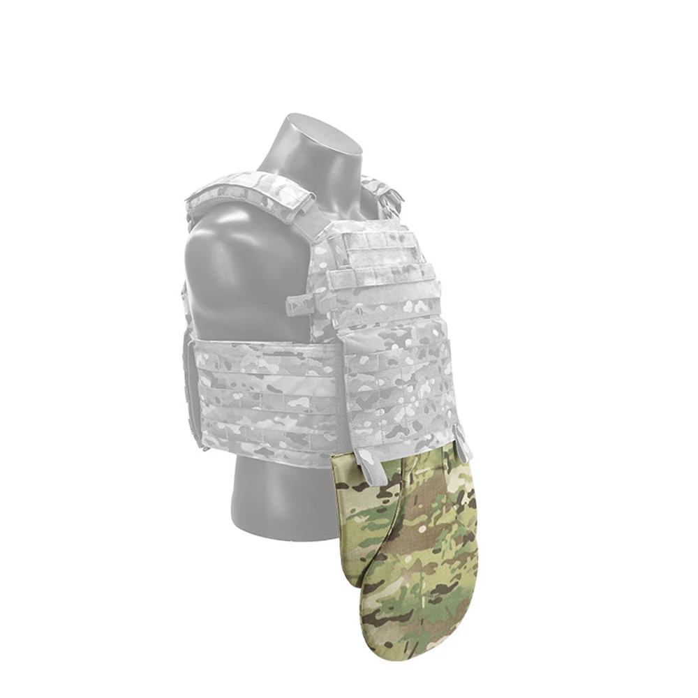 Tactical Crotch Protection Hanging Plate MOLLE Combat Vest Abdominal Extension Module Lower Mount Kit fpr CS Paintball Shooting