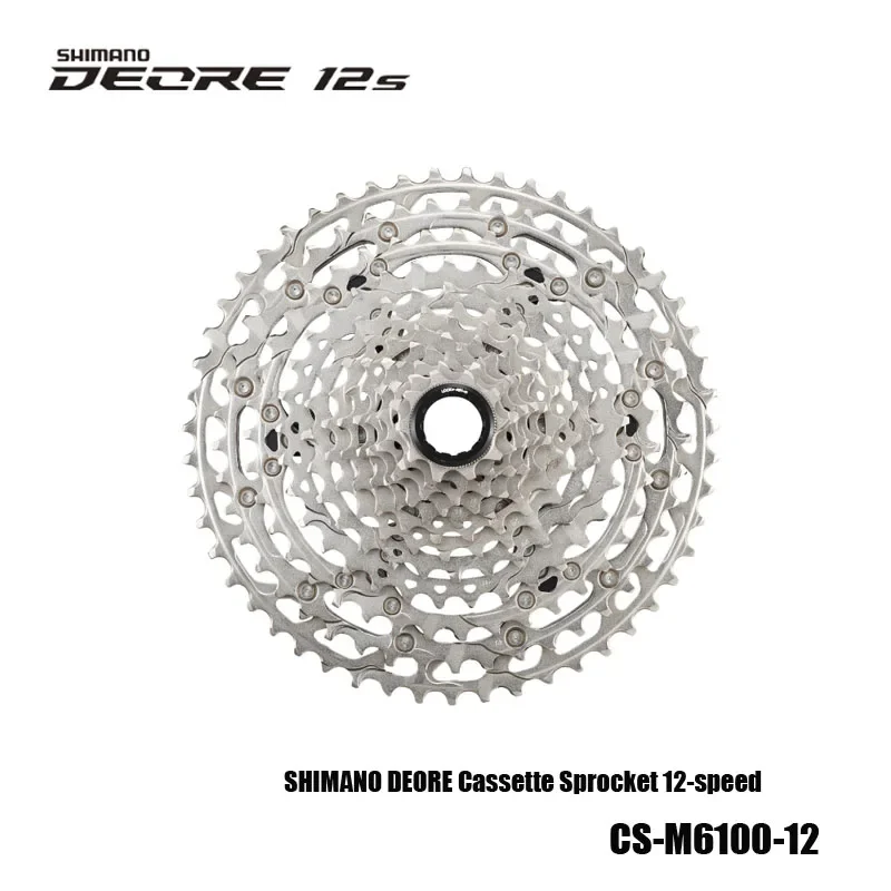 

SHIMANO DEORE Cassette Sprocket 12-speed CS-M6100-12 10-51T HYPERGLIDE+ HG 12-speed MTB & Road bicycle acesssories cycling