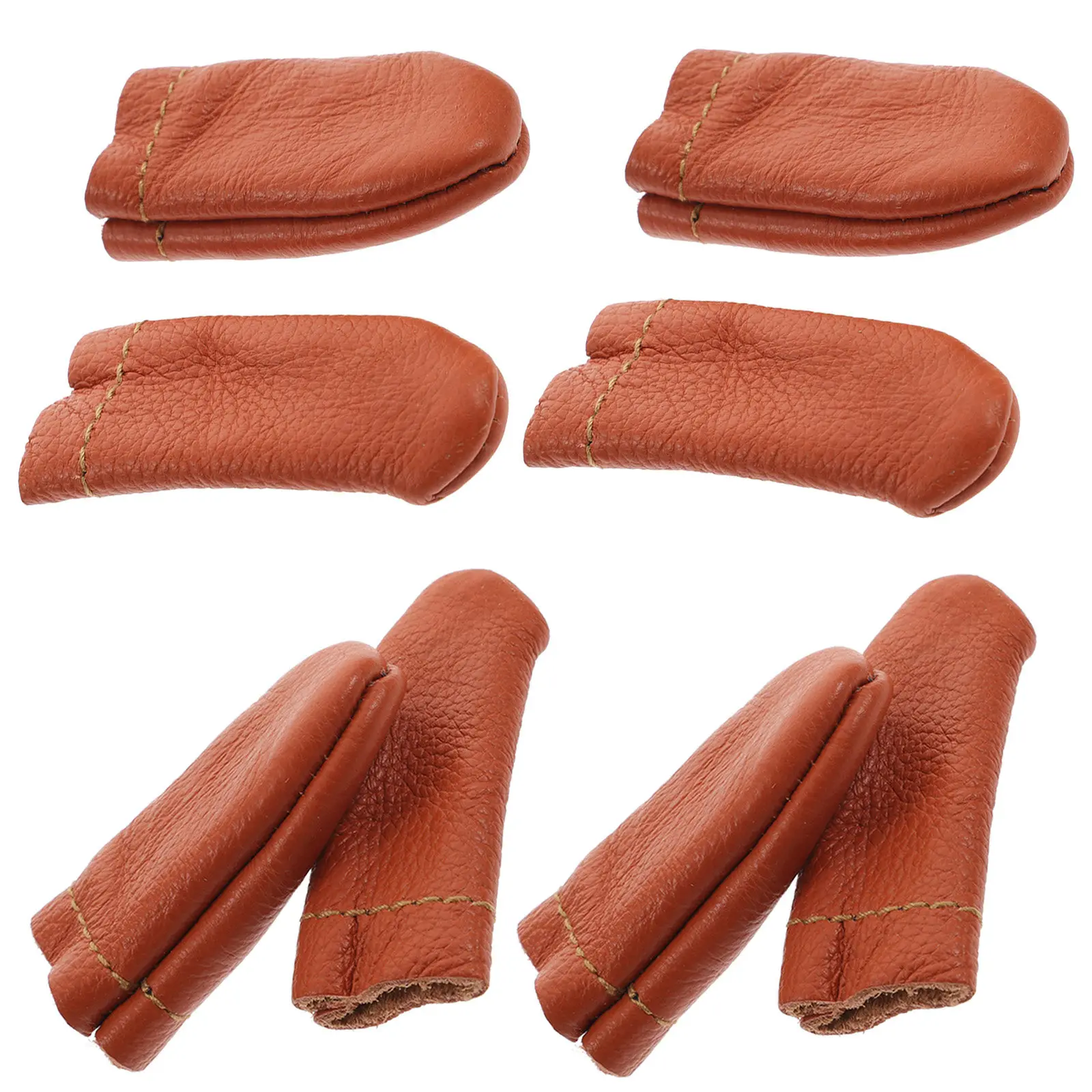 

10Pairs Finger Guards Premium Quality Flexible Fit Most Hands for Knitting Sewing Felting DIY Craft Finger Protection