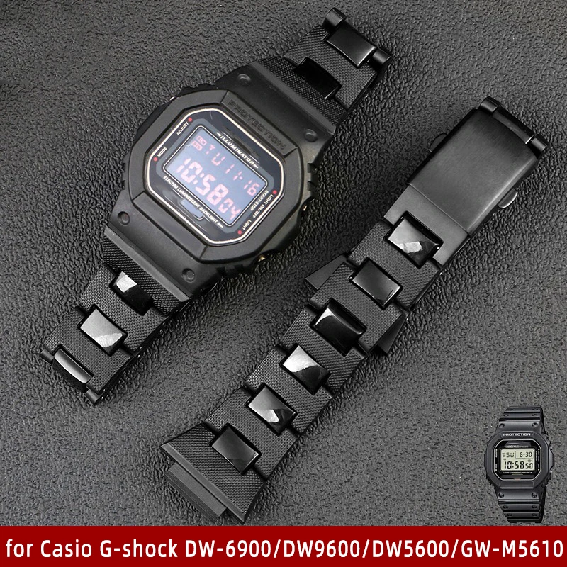 16mm High Quality Bracelet Plastic Watchband for Casio G-shock DW-6900/DW9600/DW5600/GW-M5610 Men Watch Strap