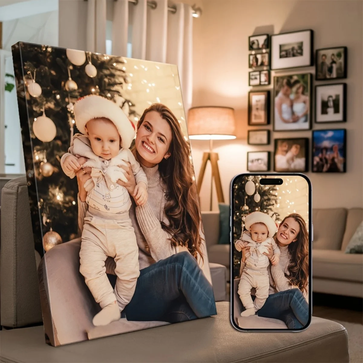 Image of Personalisierte Leinwandbilder – Individuelle Fotoposter in verschiedenen Größen erhältlich; Perfekte Geschenke für alltägliche Anlässe und Feiertage, und mehr.