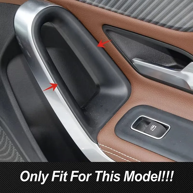For Mercedes Benz A Class A180 200 CLA C118 2019-2021 Car Door Handle Armrest Storage Box Holder Organizer Interior Accessries