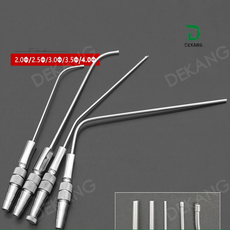 Oral, Nasal And Laryngeal Instruments For Facial Features Rinse Saliva Suction Tube For Ear Suction Head Maxillary Sinus Aspirat