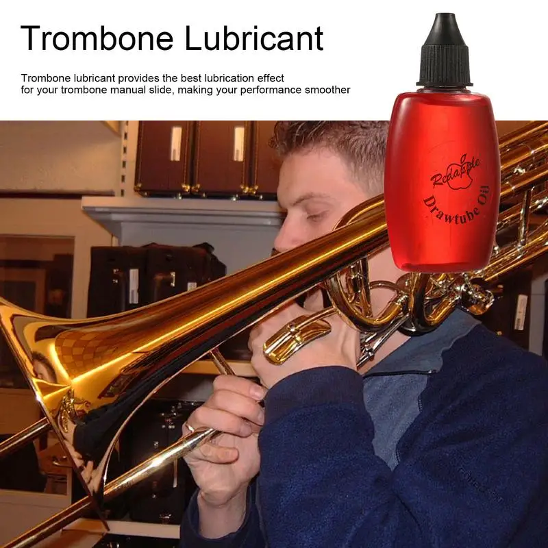 Trombone Lubricants Slide Oil And Cleaning Kit For Trombones 30ml Lubricants Caring Cream For Musical Instrument Caring Easy #WO