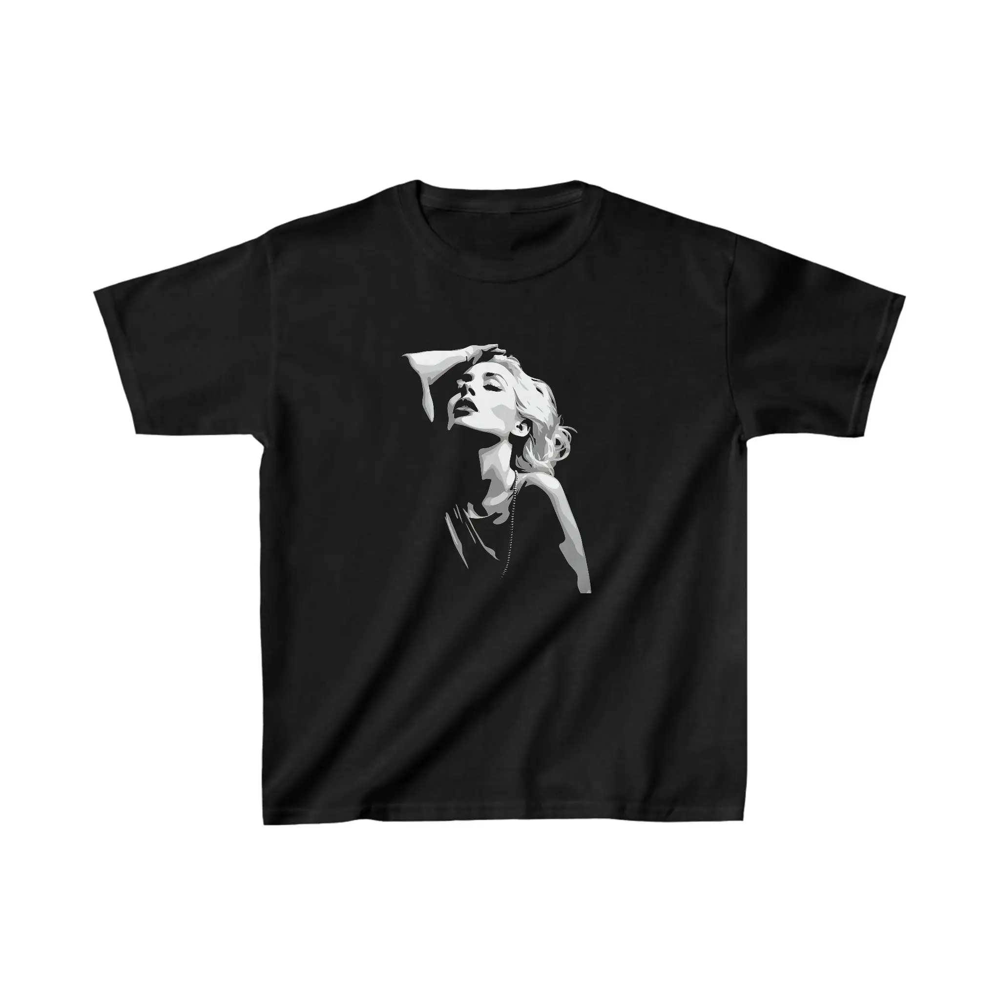 Madonna Portrait T Shirt Classic Fan Art For Music Lover Vintage Special Occasion Retro Kid Sizes