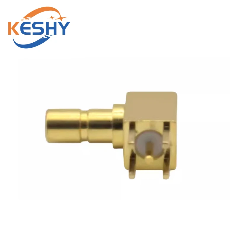 Conector RF de SSMB-JWHD, soporte de antena de SSMB-JWE, conector SMB de codo macho, Panel PCB