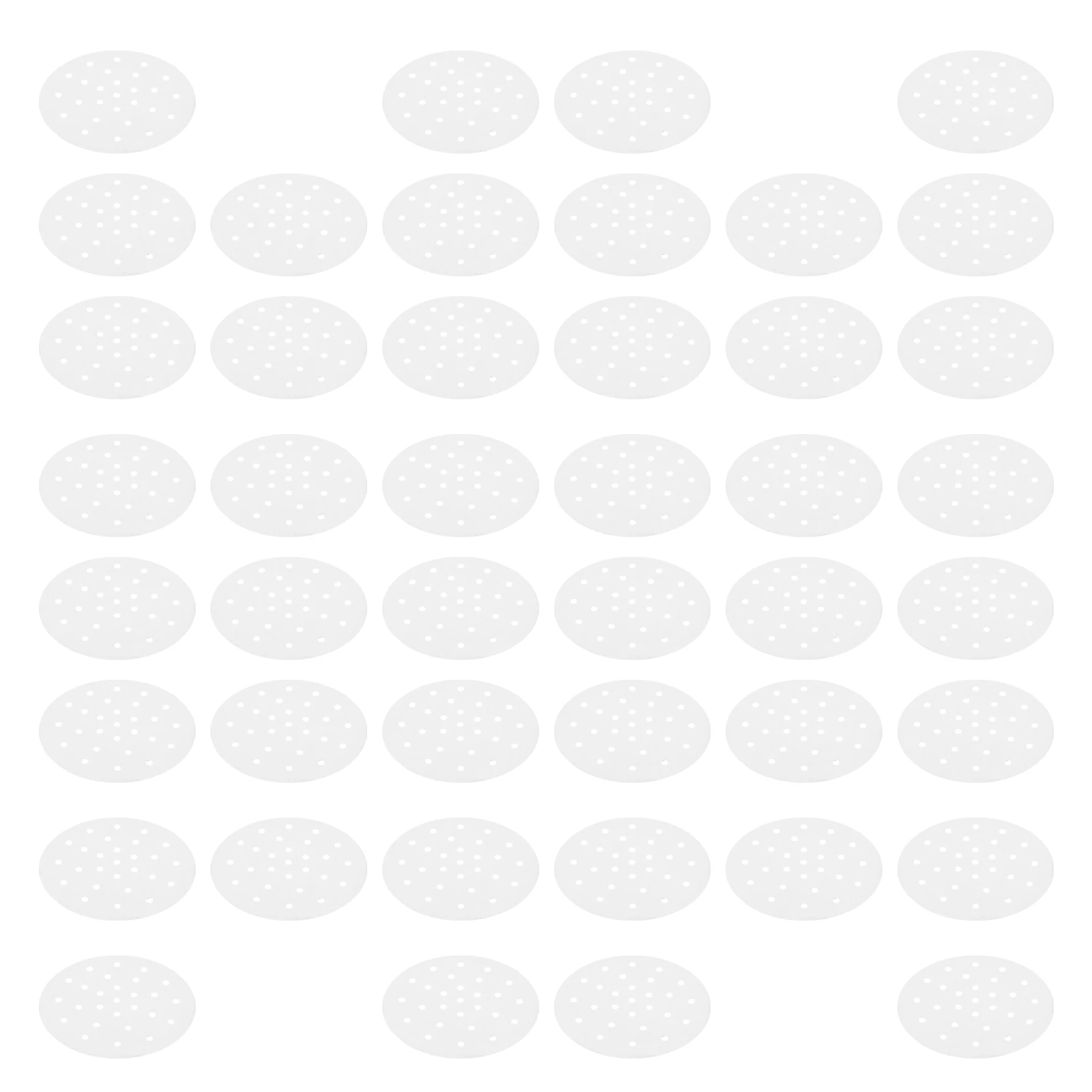 

100 Pcs Air Fryer Paper Baking Pad Non Stick Round Cooking Mats Food Grade Heat Resistant Perforated Papers Suitable For Most