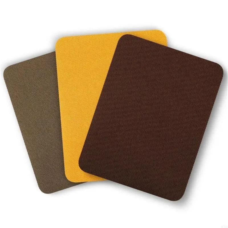 Łata prostokąta łokcia i kolan do szybkich i stylowych napraw na kurtkach koszuli i dżinsów Zestawy do naprawy odzieży H7EF