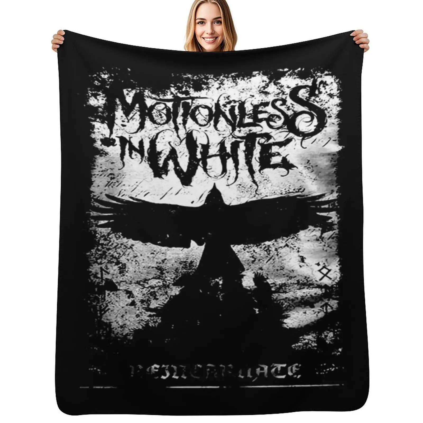 Motionless in White vintage Throw Blanket All Weather Soft Throw Blanket for Sofa