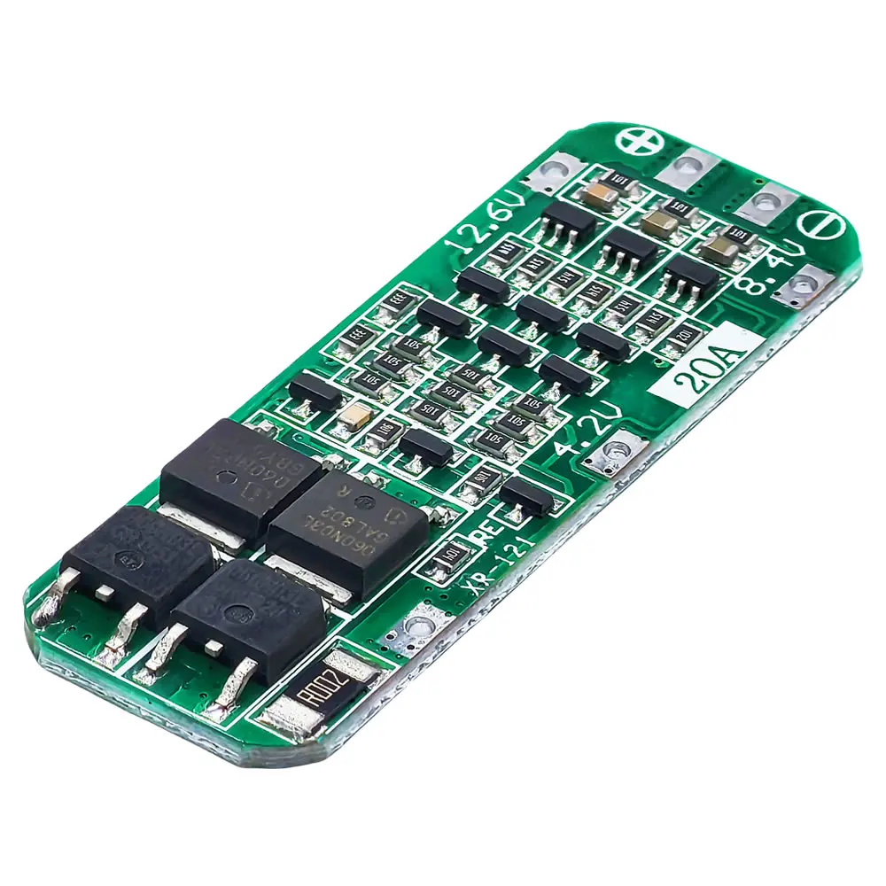 10PCS 3S 20A Lithium Li-ion Battery 3.6V 3.7V 18650 Charger PCB BMS Protection Board For Drill Motor BMS 12.6V Lipo Cell Module