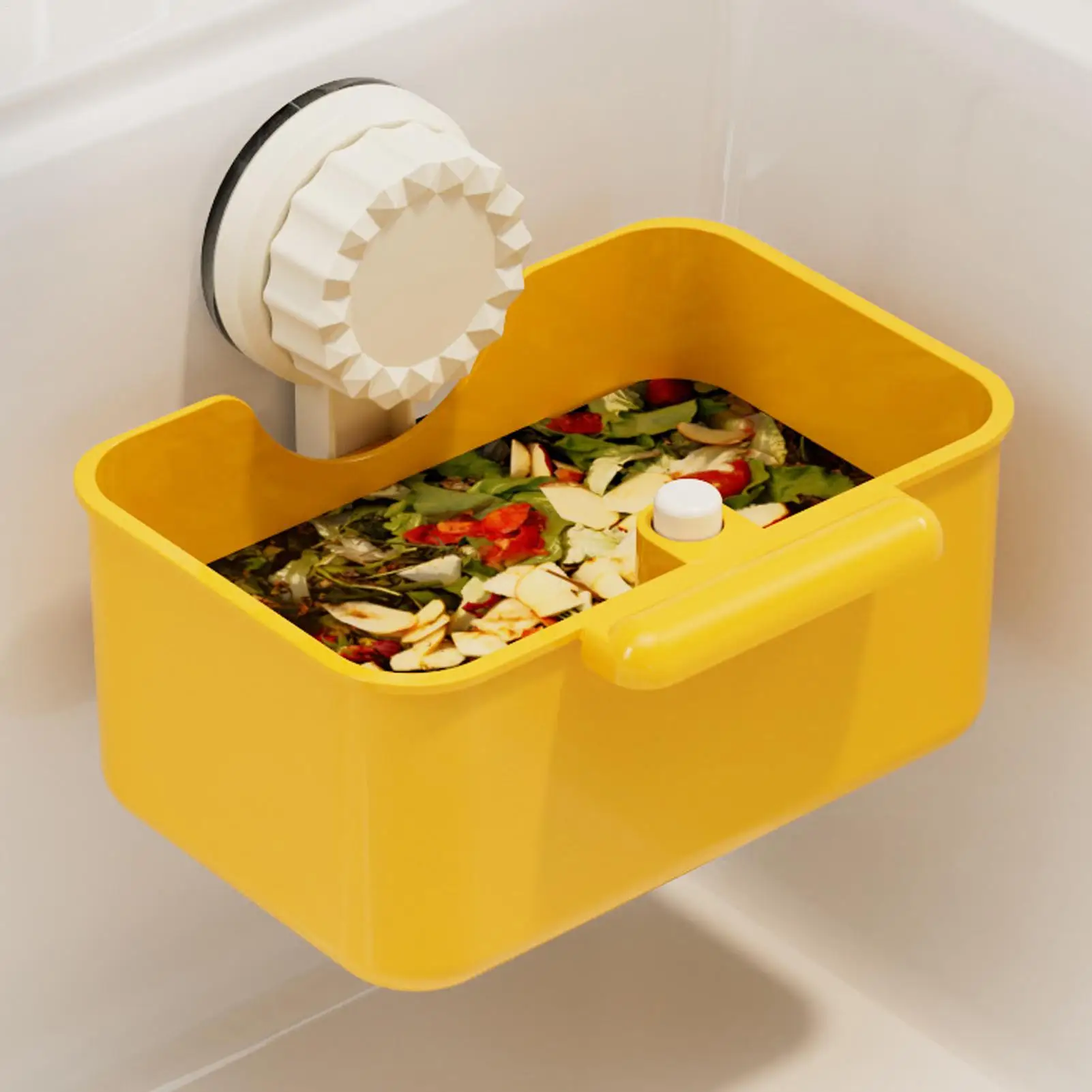 

Сливная корзина для раковины на присоске, подставка для слива овощей, кухонная корзина для фильтра, антиблокирующая сливная корзина для раковины