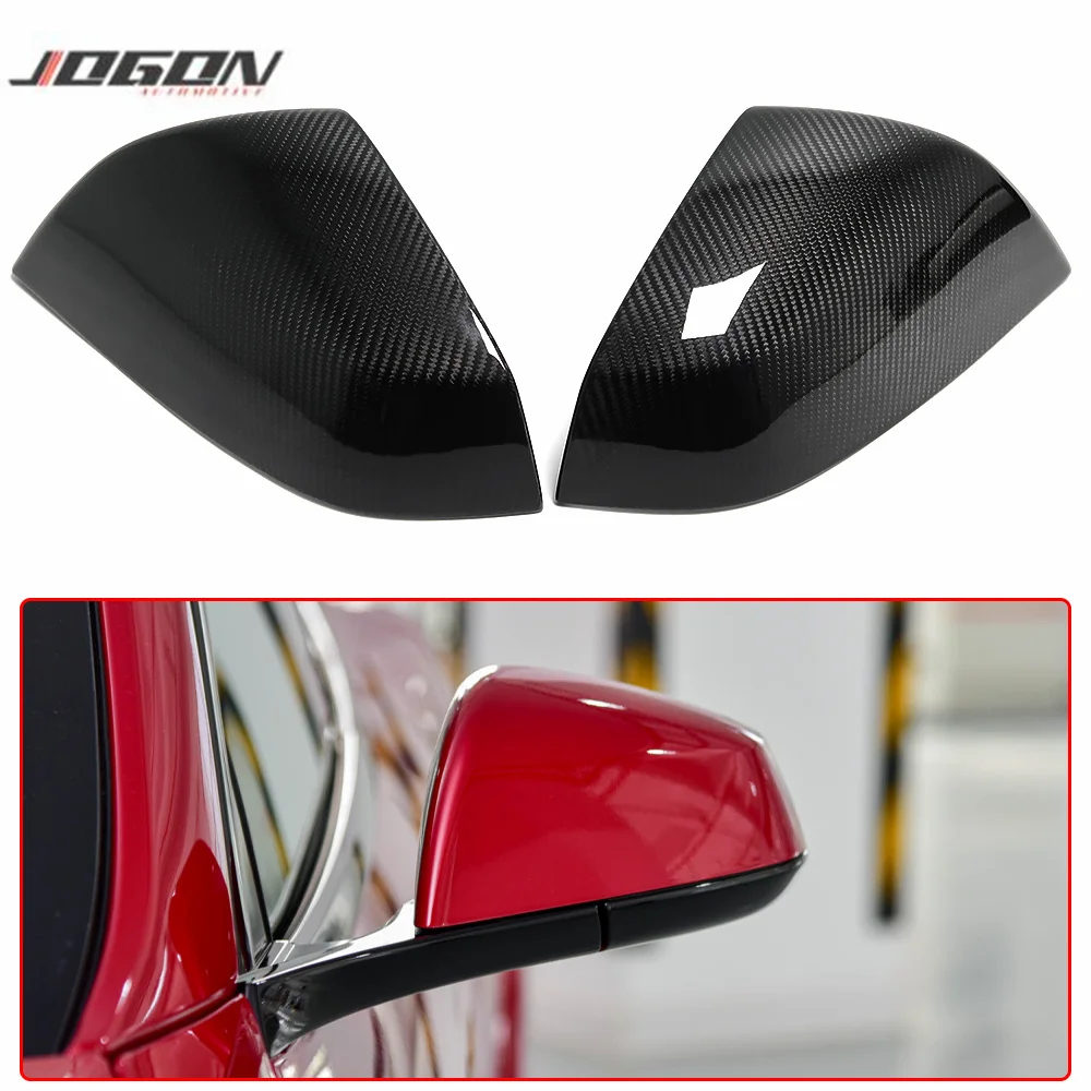 

100% Real Carbon Fiber Rear View Mirror Cover Cap For Tesla Model S 2021 2022 Exterior Accessories Car Side Mirror Cap