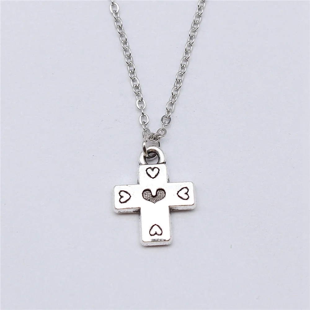 Chain Necklace Thanksgiving Day Chokers 40Cm Short Chain Necklace Necklaces For Couples Cross