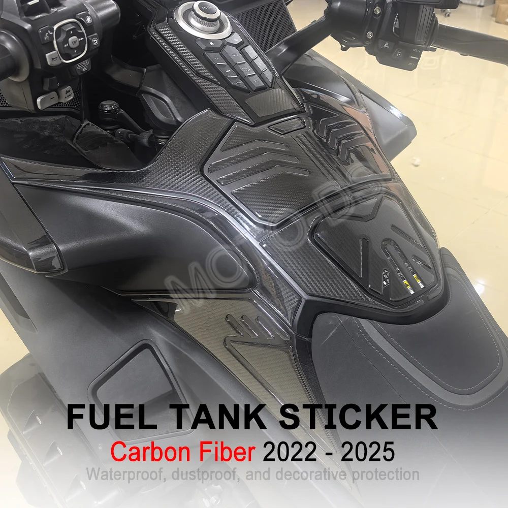 

Carbon Fiber Decals For Goldwing Gold wing GL1800 LG 1800 F6B Tour Fairing Fender Tank Pad Gas Fuel Protector Stickers