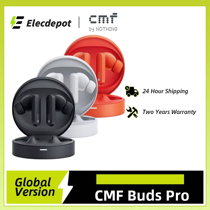 Nothing CMF Buds Pro Wireless Bluetooth earphone with 42 dB ANC Active Noise Cancellation with Transparency Mode  IP54