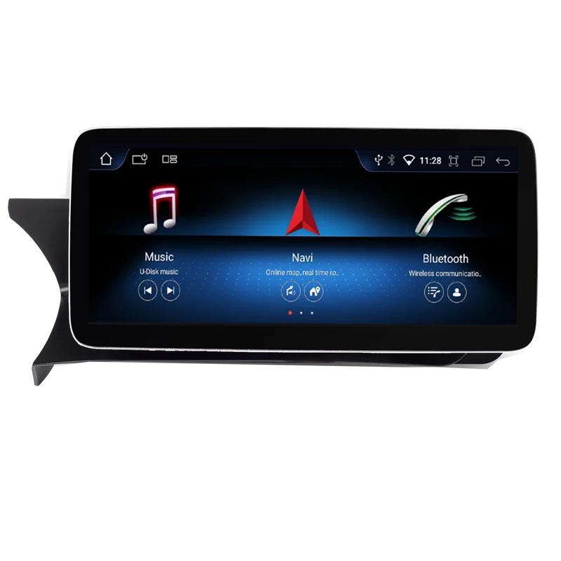 Wireless Carplay Android 12 Car GPS Navi For Mercedes C 200 C180 W204 W205 WIFI 4G SIM Google Touch Screen Multimedia Stereo