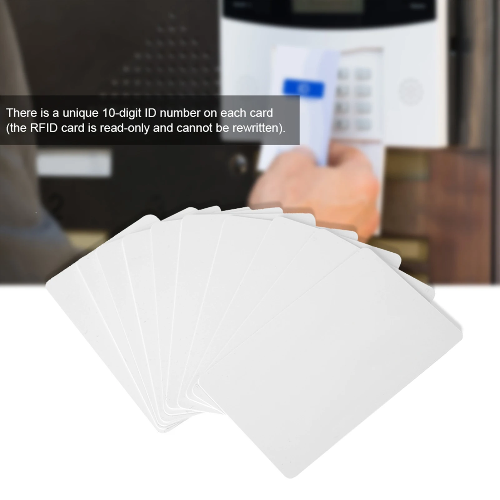 125kHz ID Card RFID ID Card Set Contactless 125kHz Smart RFID Proximity ID Card Read on ly Access Card EM4100 RFID Card