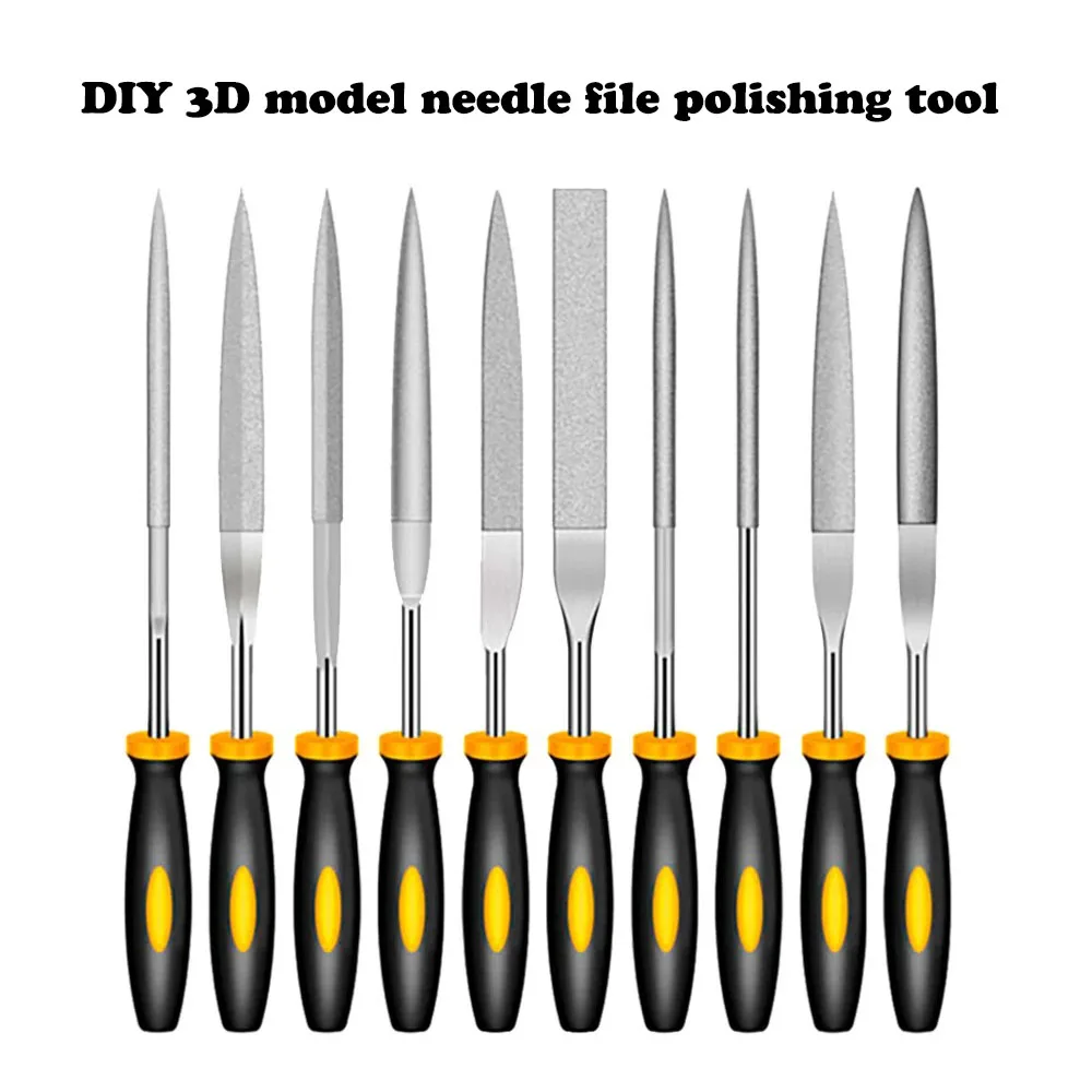 

DIY 3D-модель для печати, игольчатый напильник, шлифовальные инструменты для легированной стали для точной обработки и резьбы по дереву, пластика, металлу и моделях