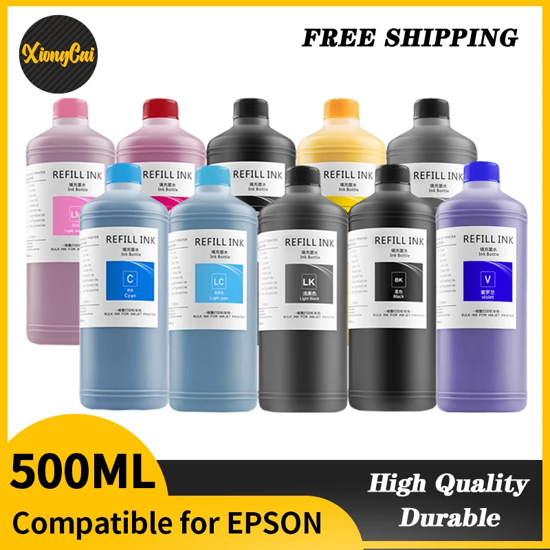 

500ML T47A1 T46A1 Dye Ink For Epson SureColor SC-P700 P704 P706 P708 P900 P904 P906 P908 Printer Refill Ink(10 colors available)