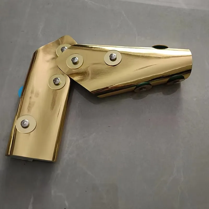 Gold Silver Leather Rivet Arm Sleeve Gloves for Men And Women Halloween Cosplay Stage Performance Accessories Dancer Cuff Print
