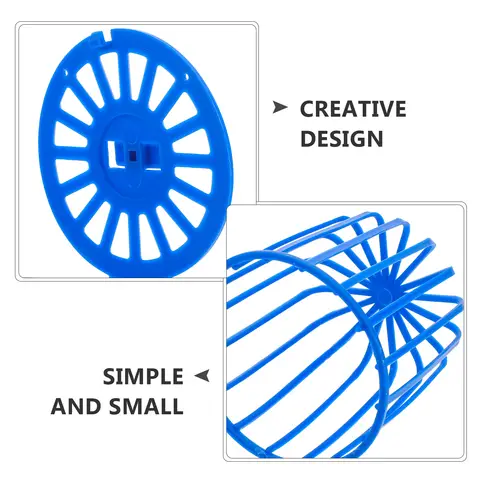 10pcs Bird Fruit Vegetable Basket Parrot Feeder Wire Cage Cockatiel Plastic Hanging Accessories Hollow Food Holder