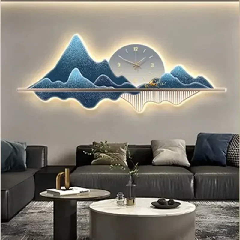 Mechanism Art Mural Wall Clocks Living Room Luxury Digital Restaurant Nordic Wall Watch Fashion Bistro Wall Reloj Home Design