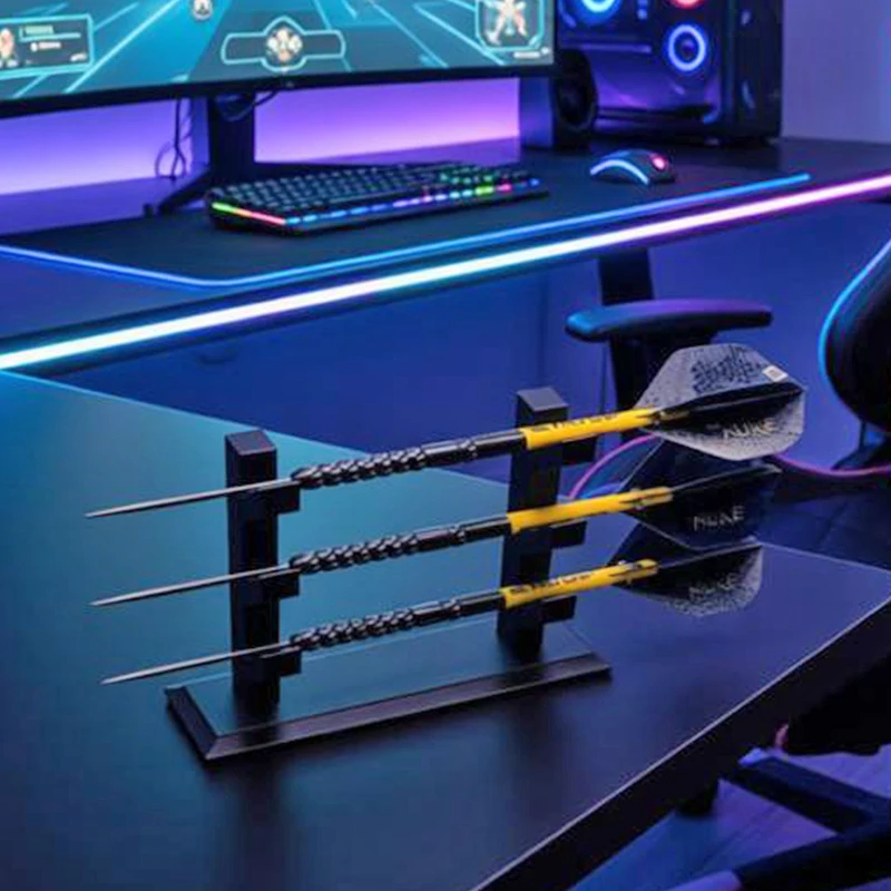 

1Pc Desktop 3-Slot Dart Display Stand Desktop Open Dart Storage Rack For Living Room Office Game Room Decoration