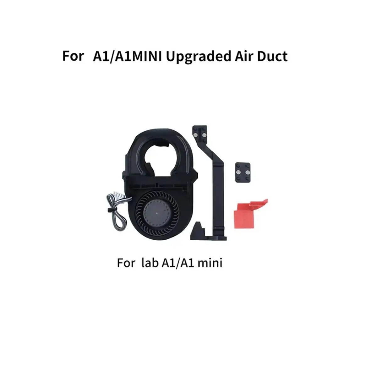 

Улучшенный воздуховод BOFF для хотэнда Bambu A1/A1 Mini, комплект для модернизации, воздуховод для вентилятора для 3D-принтеров Bambu Lab A1/A1 Mini, запчасти