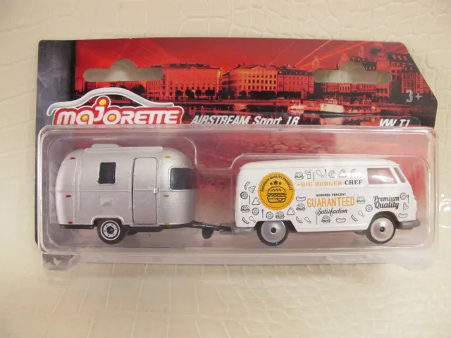 Majorette Vintage trailer 1/64  T1  Diecast Model Car Kids Toys Gift