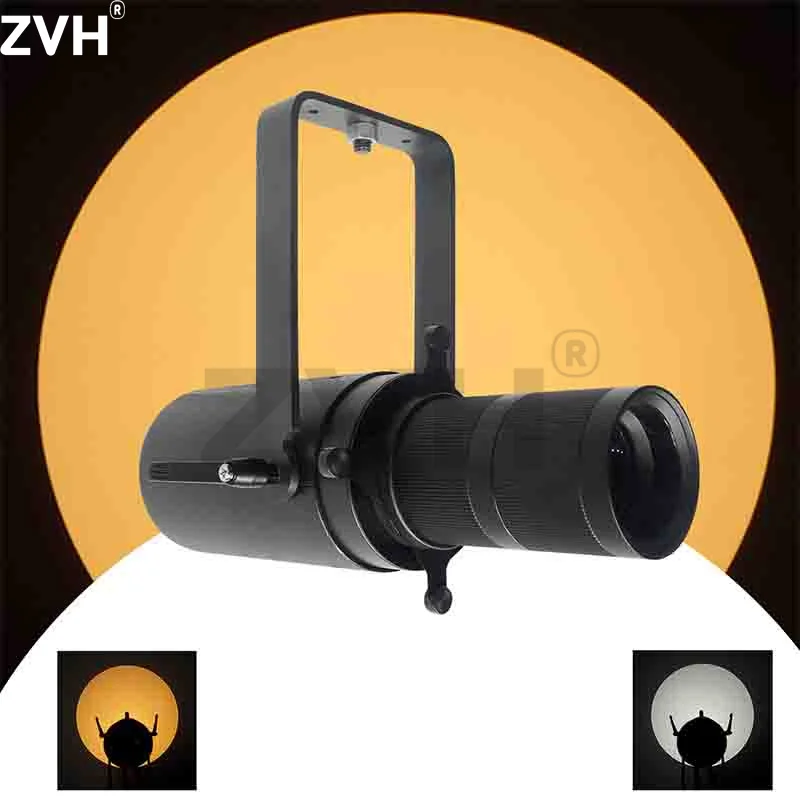 

Gallery Spot 2540&5060 40W Adjustable Zoomable Profile Spotlight 2700K - 6000K Warm Cold White Stage Lighting for Museum Show