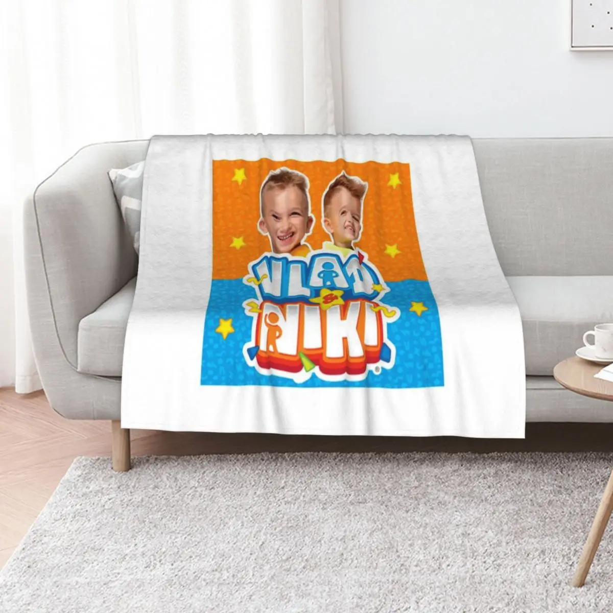 

vlad and niki Throw Blanket Soft Plush Plaid halloween Decorative Sofa Softest Blankets