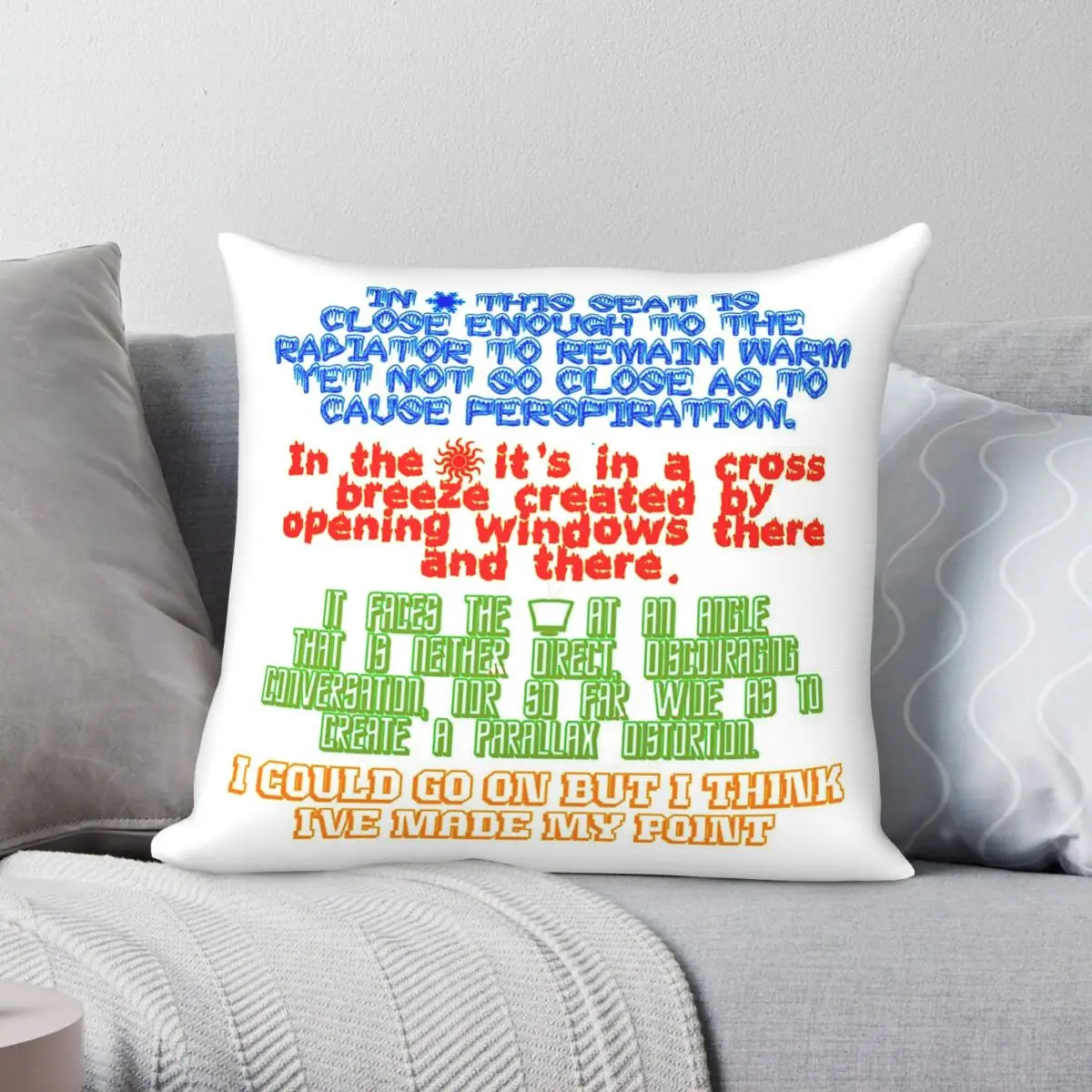 Big Bang Theory My Spot Pillowcase Polyester Linen Velvet Printed Zip Decor Home Cushion Cover Wholesale 18