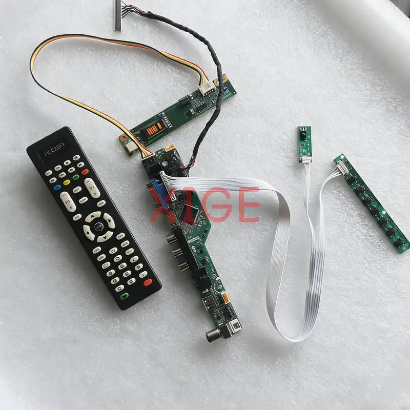 

For LP150U1 LTN150U4 LQ150U1LW N150U3 Matrix Controller Drive Board DIY Kit 1600x1200 LVDS-30Pin HDMI+VGA+AV+USB 1600*1200 1CCFL