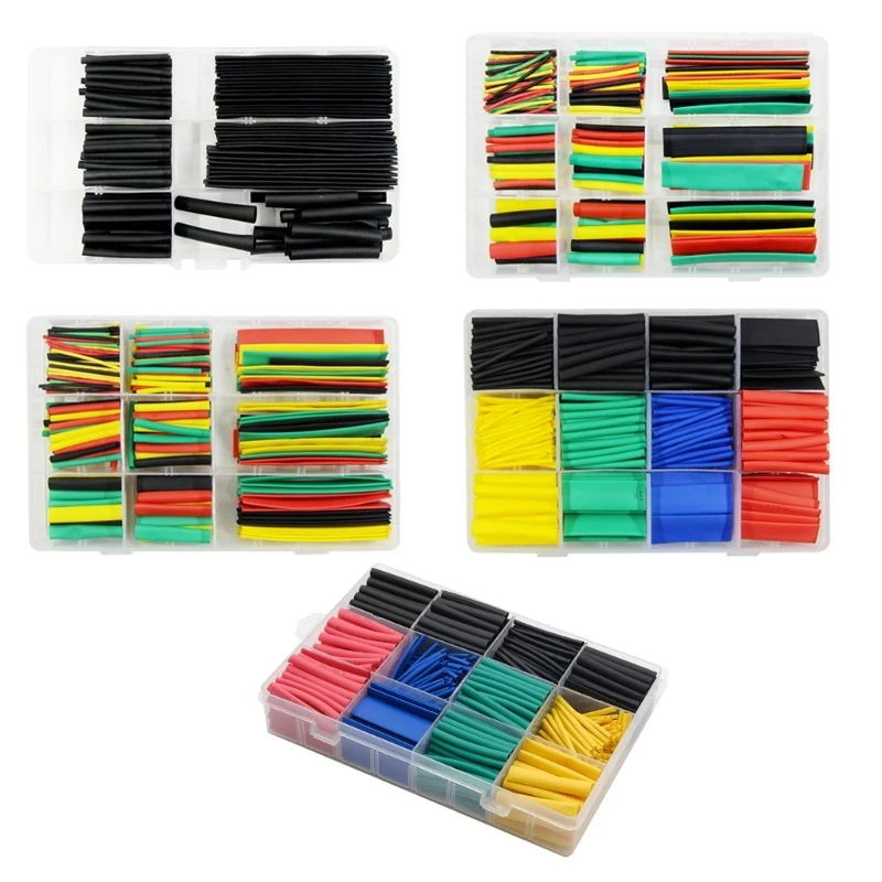 

Wire Shrink Wraps Tubing Wire Heat Shrink Tube Kit Insulation Electrical Colored Assortment Electronics Protections