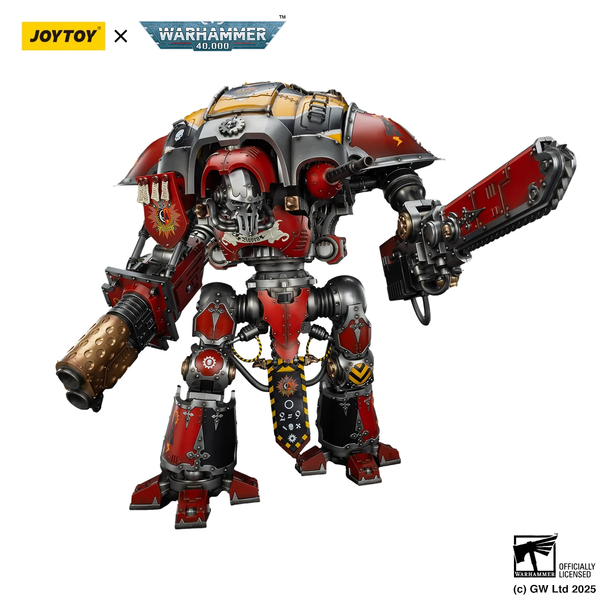 JOYTOY Warhammer 40K 1/18 Casa de Cavaleiros Imperiais Raven Knight Errant House Terryn Paladin Anime Figuras Brinquedos Modelo Mech