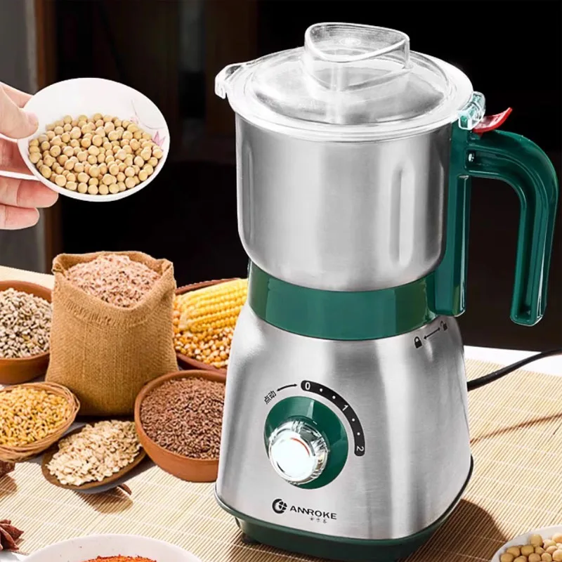 Dry wet dual-purpose grinder household small ass hide glue powder superfine grinder dry grinding crusher