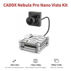 CADDX Nebula Pro Nano Vista Kit fotocamera per occhiali DJI fai da te FPV pezzo di ricambio 720p/ 120fps 4:3/16:9 interruttore immagine sensore 4MP CADDXFPV