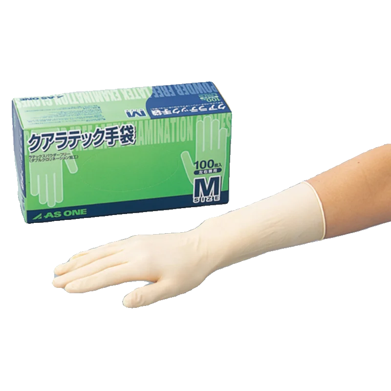 Japanese original ASONE Yasuwon latex gloves experimental safety protection equipment DX powder free standard latex