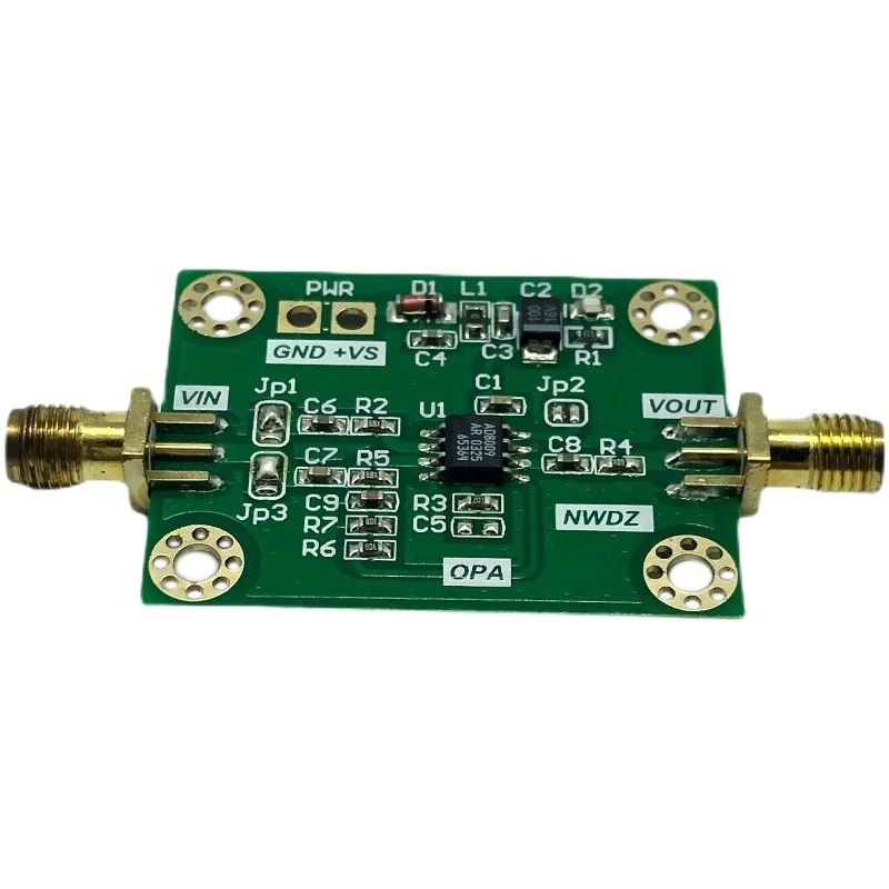 Módulo RF AD8009 Amplificación de retroalimentación de corriente 1GHz 5500V/Us Amplificación de pulso de alta corriente de baja distorsiónN01R