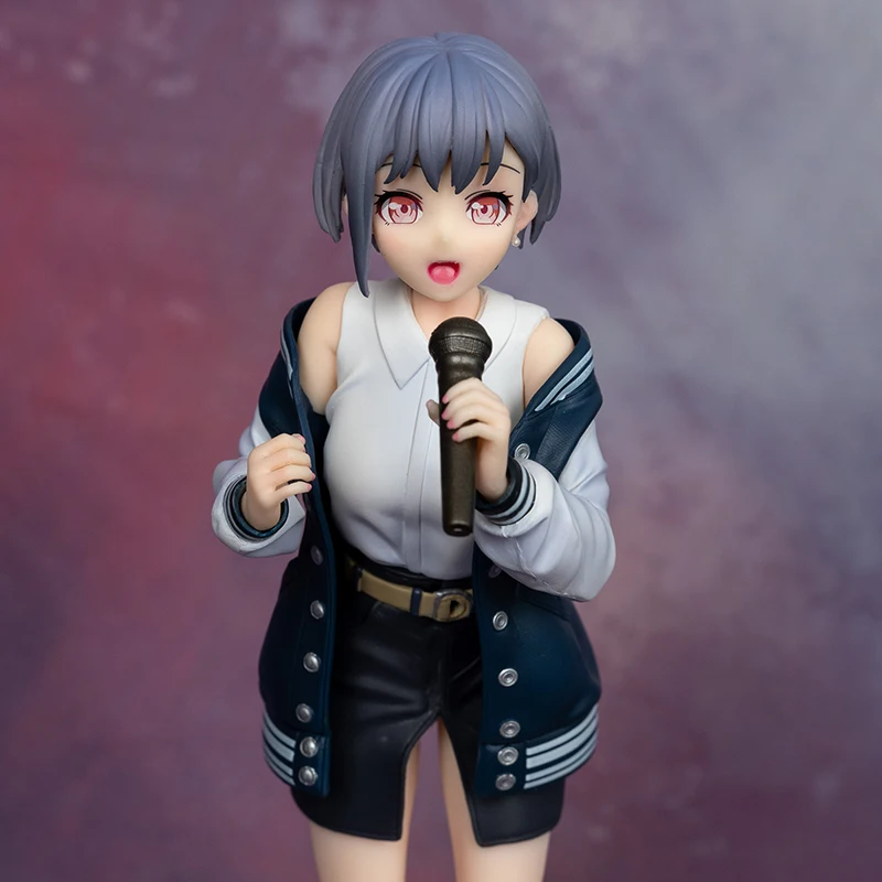 

22CM MyGO Takamatsu Tomo Anime Figure Bishoujo Model Statue PC Case Desktop Decoration 2D Merchandise Toy for Collectors
