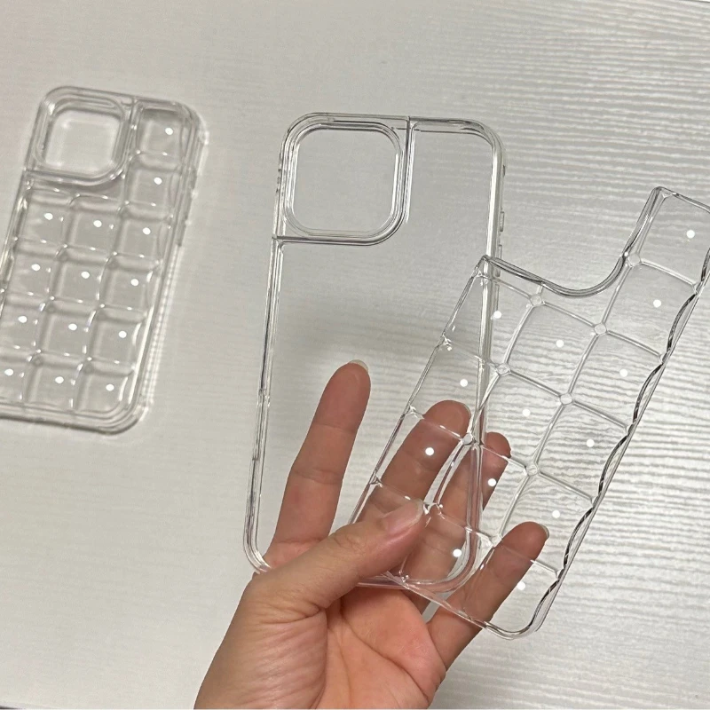 The New Ice Cube Is Suitable for iphone 17promax Phone Case 16pro Detachable 15 Transparent 14 Full Package 13 Protective Cover