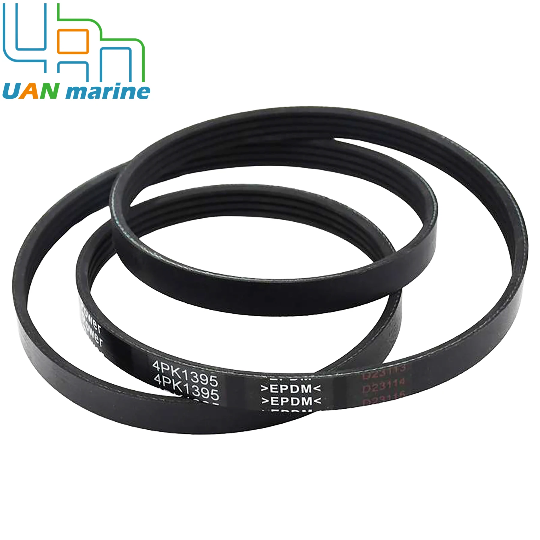 

828507Q4 Marine Serpentine Alternator Belt for Mercury Mariner V6 2.5L 135 150 175 200 HP DFI Optimax Outboard Motor 57-8285072