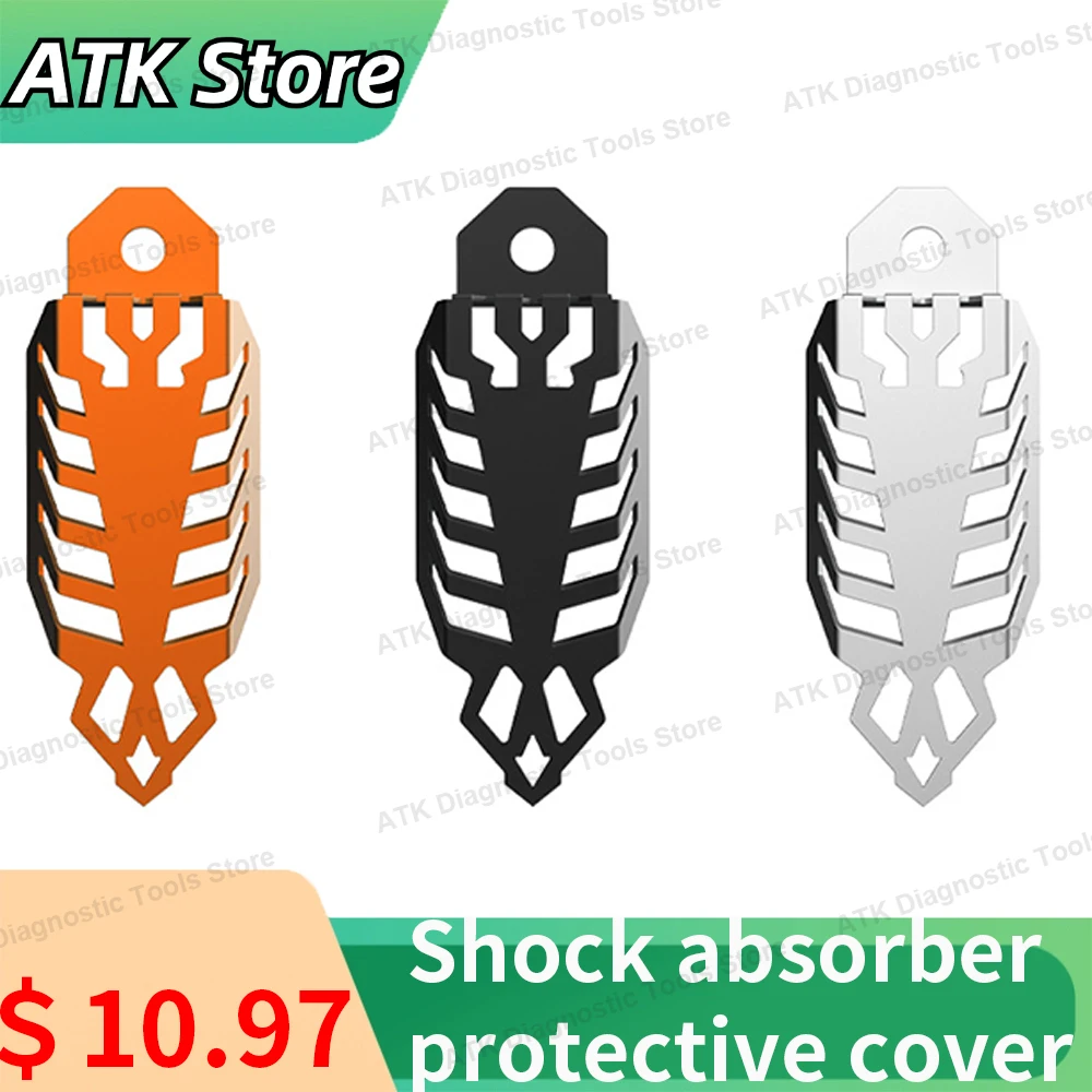 Universal Motorcycle Shock Absorber Suspension Protector Cover  CNC Aluminum Rear Wheel Protection Motorcycle Refitting Parts