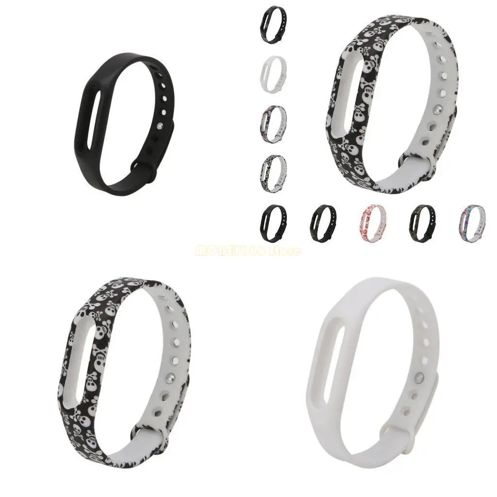 F62C for Mi Band 1 Band Adjustable Watch Bracelet Silica Smartwatch Band Strap