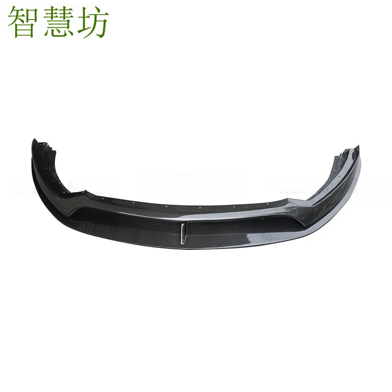 Suitable for Ford Mustang carbon fiber modified front lip AC model front spoiler front bumper lower trim 15-17