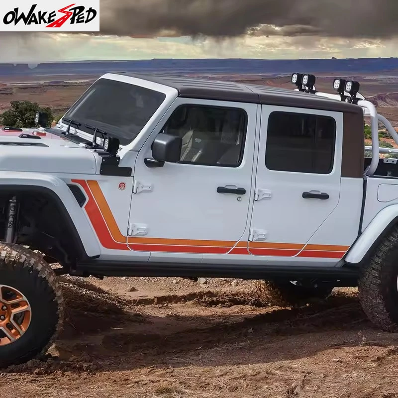 

Decal Scrambler Retro Sticker Vinyl Door Style Compatible with Jeep Gladiator jt 2019 - 2020