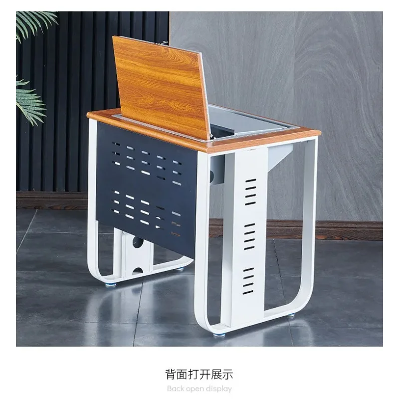 DSA flip computer desk school computer room computer room cloud host training table classroom hidden  desk