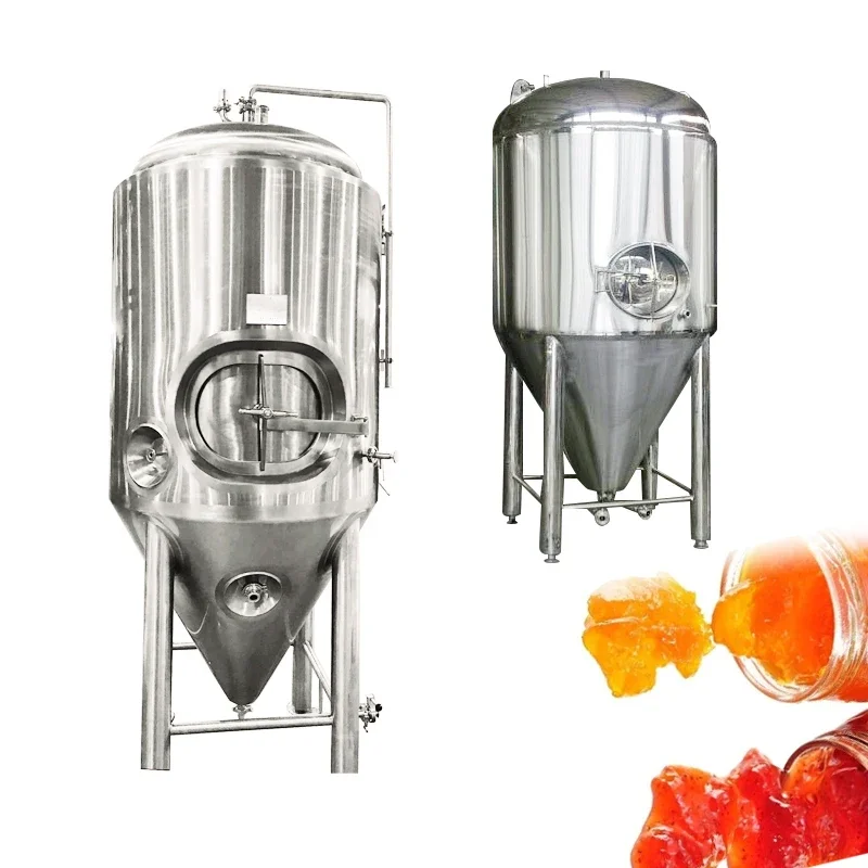 200l 1000l stainless steel conical fermenter beer brewing equipment kombucha wine fermentation tank with stirrer