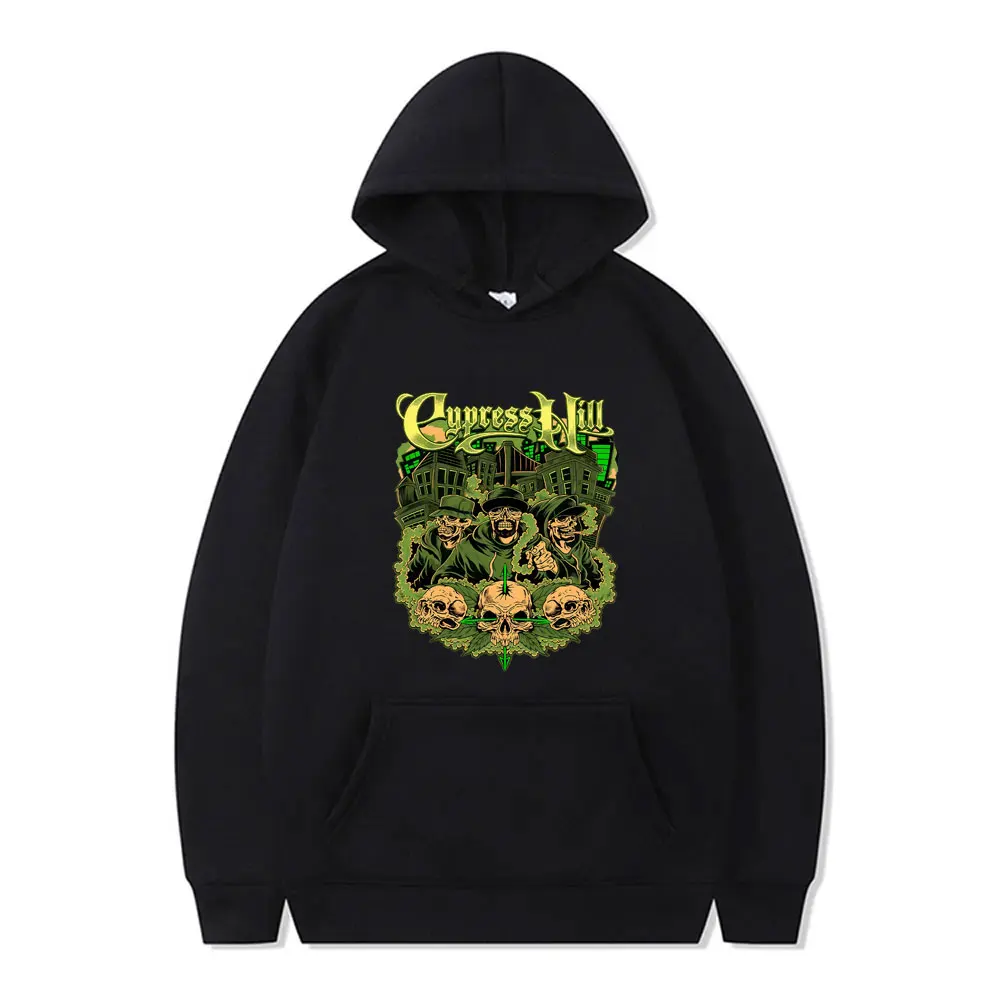 

Rapper Cypress Hill Skeleton Graphic Hoodie Male Vintage Casual Sweatshirt Men Women Clothing Fashion Hip Hop Oversized Hoodies