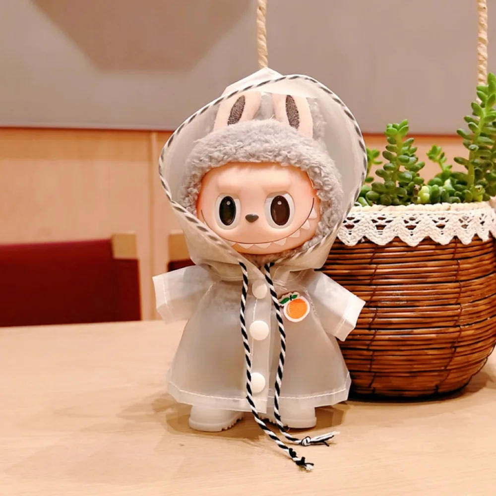 15/17 センチメートルラブブ人形服衣装レインコート人形アクセサリー座っているパーティー着替えゲーム DIY ギフトおもちゃ